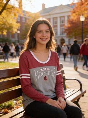 Campus Heritage Indiana Hoosiers Long Sleeve Size XXL